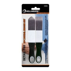 ROLLINGDOG detay PRO 10593 dikişsiz SRT alüminyum yüksük 2 adet Filament boya detay fırça seti - Product Image 6