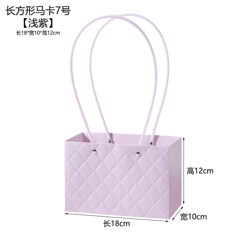 Macaron rectangular nº 7-violeta claro