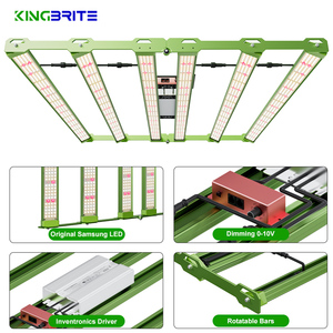 קינגבריט מסתובב 480W סמסונג lm301H EVO Osr 660nm 730nm <span class=keywords><strong>LED</strong></span> לגדל אור לוח