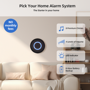 Sistema de alarma inalámbrico para el hogar Kit de 9 piezas, sistema de alarma WiFi para seguridad en el hogar con alerta de aplicación de teléfono - Product Image 6