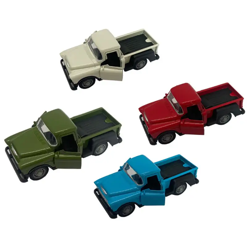 1:32 escala Metal Pull Back coche aleación Diecast modelo simulación metal antiguo coche vintage juguetes para niños
