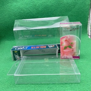 热销定制透明塑料pvc盒折叠透明宠物包装盒礼品折叠透明宠物PVC透明盒