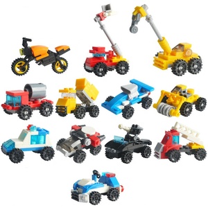 2023 Mini Transportation <strong>Car</strong> Educational Assembled <strong>Models</strong> Building Blocks Compatible Small Bricks Toys for Children - Product Image 1