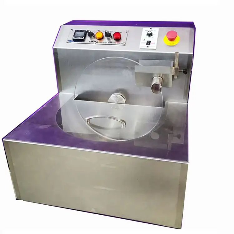 Cheap 30Kg / 60Kg Small Chocolate Tempering Refining Machine With Cooling Tunnel
