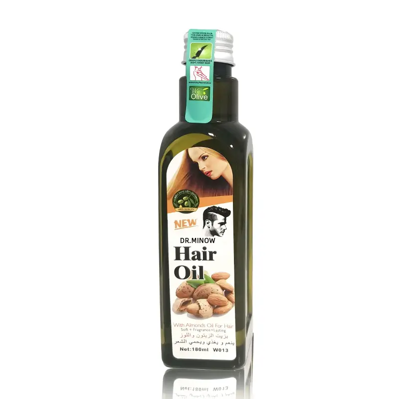 DR.MINOW Huile capillaire à l'huile d'amande pour cheveux 180ml