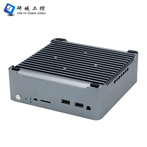 YENTEKミニデスクトップコンピューターInteli3 i5 i7第10世代J1900 5205U win10 linux DDR4 SSD 2 LAN 2RS232産業用ファンレスミニPC - Product Image 5