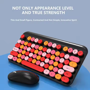 High Quality Wireless <strong>Keyboard</strong> and Mouse with USB Receiver Connection for Windows - Product Image 4