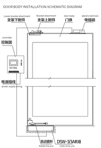 Hiện Đại 150 Mét Điều Khiển Từ Xa Đu Điện Sàn Tự Động Cửa Mở Cho Khách Sạn & Biệt Thự Nhập Tự Động Cửa Nhà Khai Thác - Product Image 5