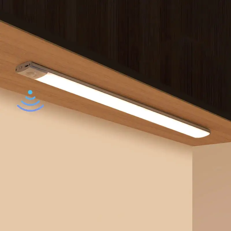 Cucina Wireless ricaricabile armadio lampada lineare LED sensore di movimento di illuminazione sotto armadio armadio luce