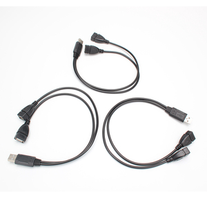 USB 2.0สายเคเบิลต่อฮาร์ดดิสก์การ์ดเครือข่าย USB 2ถึง1สายชาร์จข้อมูล - Product Image 5