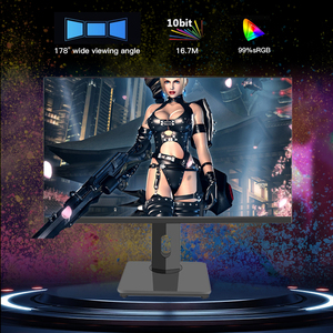 宽23.8英寸1K 75Hz HDR IPS DVI触摸屏显示器台式电脑液晶显示器，用于游戏办公室计算机辅助设计/视频编辑显示 - Product Image 4