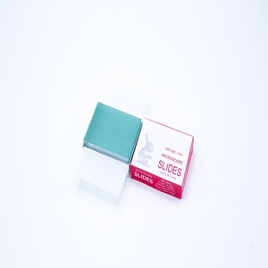 工厂显微镜癌症实验室用高质量准备好的磨边玻璃滑片 - Product Image 6