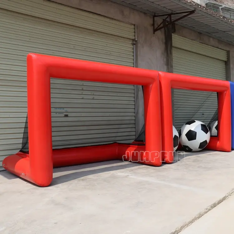 Porta da calcio gonfiabile 250x180cm e pallone da calcio gonfiabile in PVC da 80cm per giochi di bolle di calcio humen jumfun