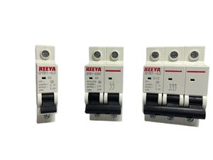 CNKEEYA Disyuntor en miniatura de funcionamiento de corriente residual fácil original 2P MCB 100A 125A DC - Product Image 3