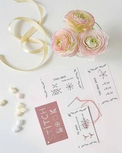 Hot Sale Simple Operate Teaching Practice Knitted Embroidery <strong>Pattern</strong> Skill Sewing Stitch Card Book - Product Image 4