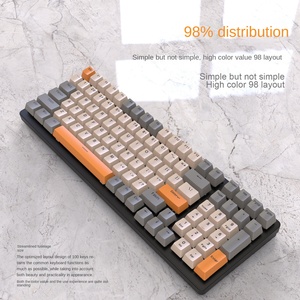 Free Wolf K6 Three-Mode Bluetooth Mechanical <strong>Keyboard</strong> Hot Plug 980 Game E-Sports <strong>Notebook</strong> Customized <strong>USB</strong> Interface - Product Image 2