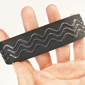 Cinta elástica de silicona de poliéster impresa personalizada de alta calidad banda elástica para el brazo para peluca - Product Image 1