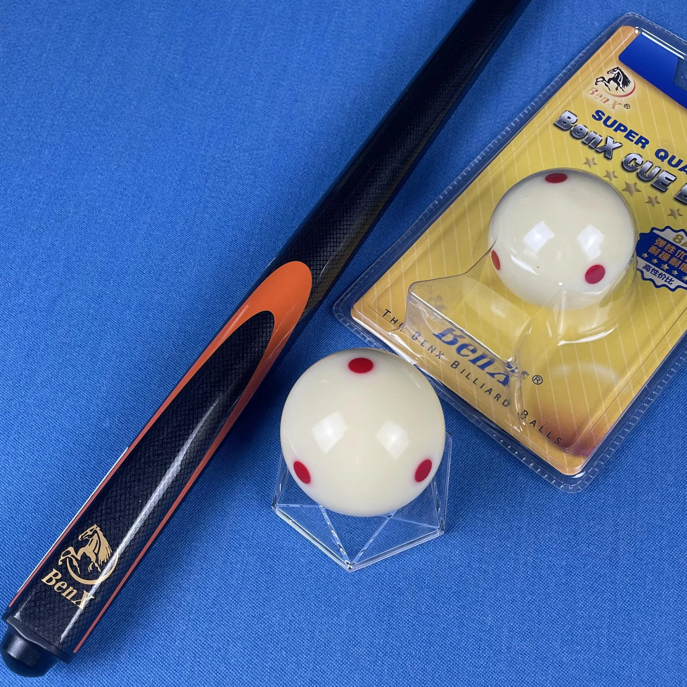 Bola de billar BenX Snooker 2 1/4 "Material de resina 8A Grado de calidad Bola de billar de entrenamiento Bola de Taco de billar estándar