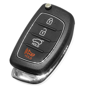 固定コード学習コード370mhz 433.92Mhz車リモコン折りたたみ車フリップキー付き - Product Image 1