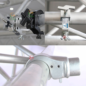 CJS5006 Ống 48-51Mm Tải 500Kg Nhôm Giai Đoạn Chiếu Sáng Giàn Hệ Thống Hiển Thị Phụ Kiện Coupler Ống Giàn Kẹp Móc - Product Image 5