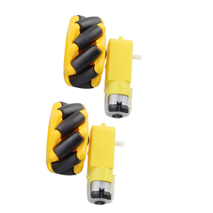 60mm Mecanum Rad roboter mit TT Motor für DIY Roboter Auto Chassis Kit Programmierung STEM Spielzeug Teile - Product Image 6