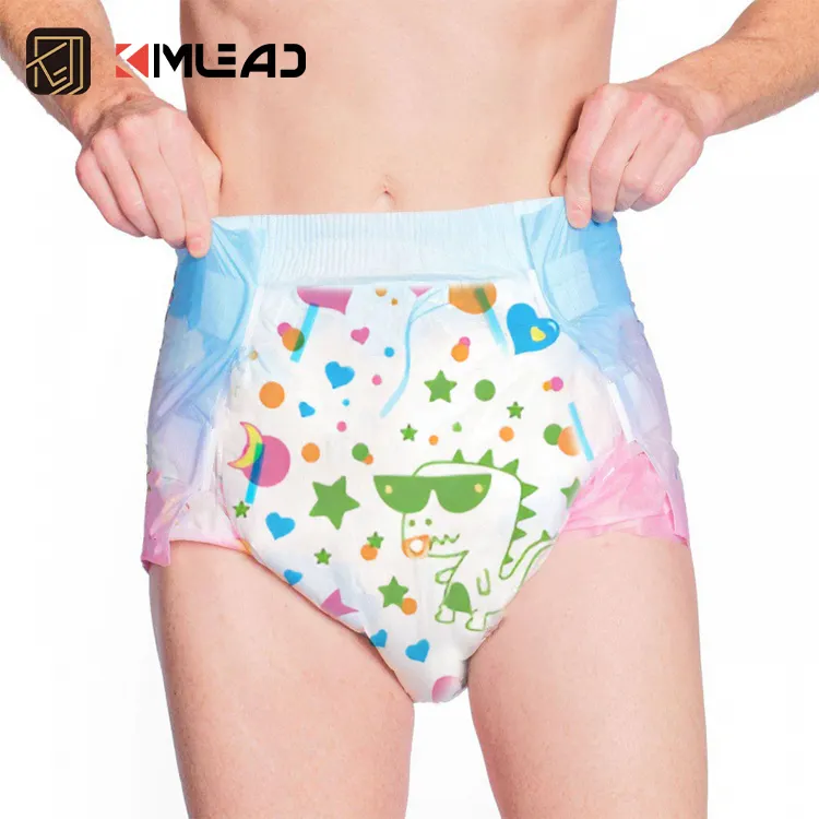 Kimlead pañales abdl desechables pañales abdl PVC pañales pequeños abdl