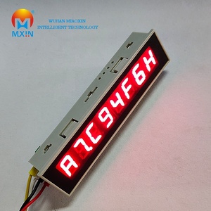 8-stellige 7-Segment-Anzeige 0,4 Zoll RS485 Digital anzeige röhre MODBUS LED-Anzeige bildschirm