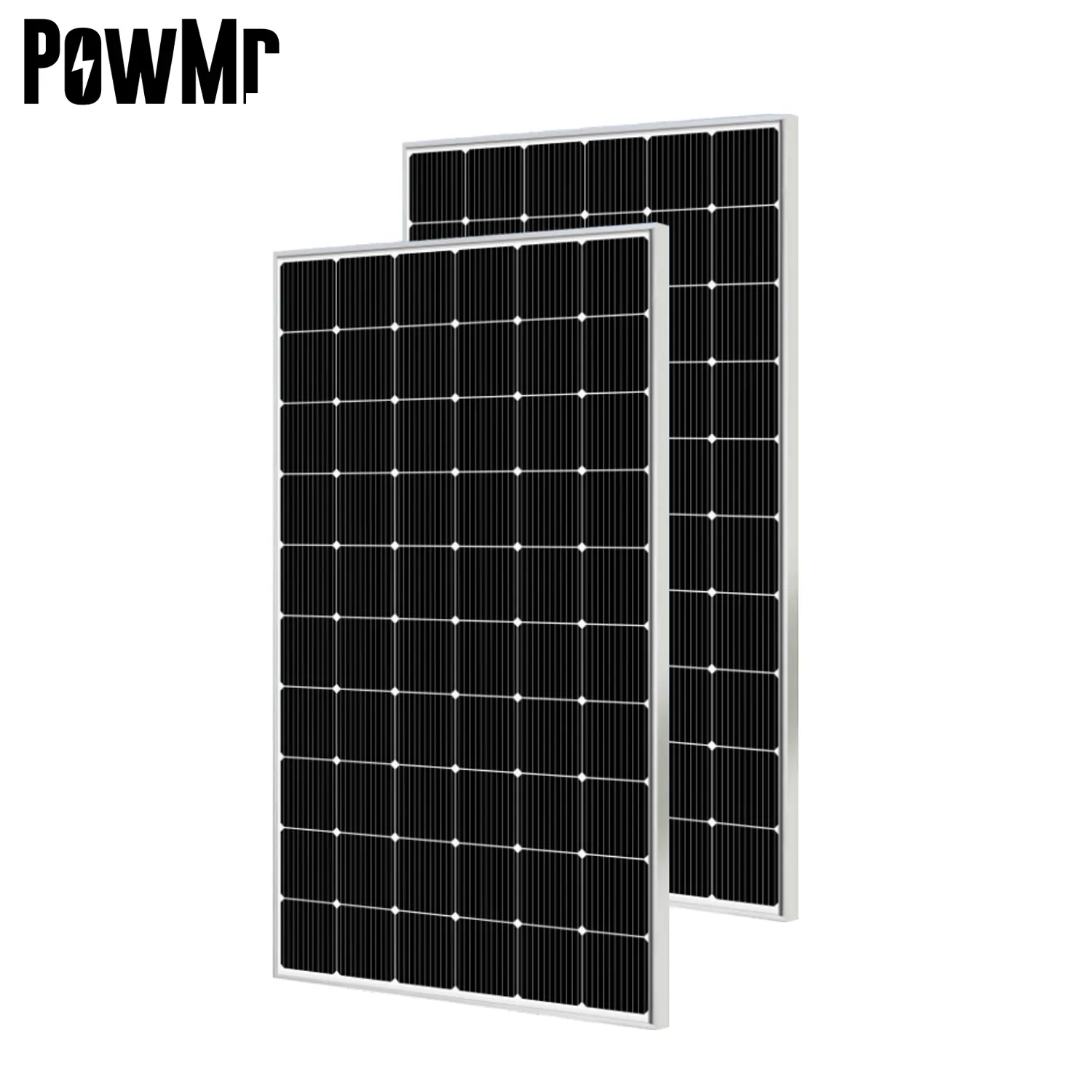 PowMr 450 Watt Mono taglio pannelli fotovoltaici solari pannello solare monocristallino a mezza cella 450 W ad alta efficienza per la casa