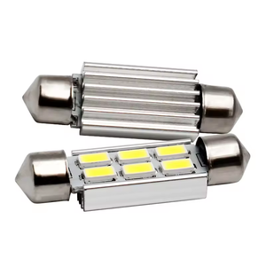 Festoon CANbus หลอดไฟ LED 31มม. 36มม. 39มม. 41มม. C5W LED ข้อผิดพลาด6 LED SMD ไฟอ่านหนังสือภายในรถ - Product Image 3