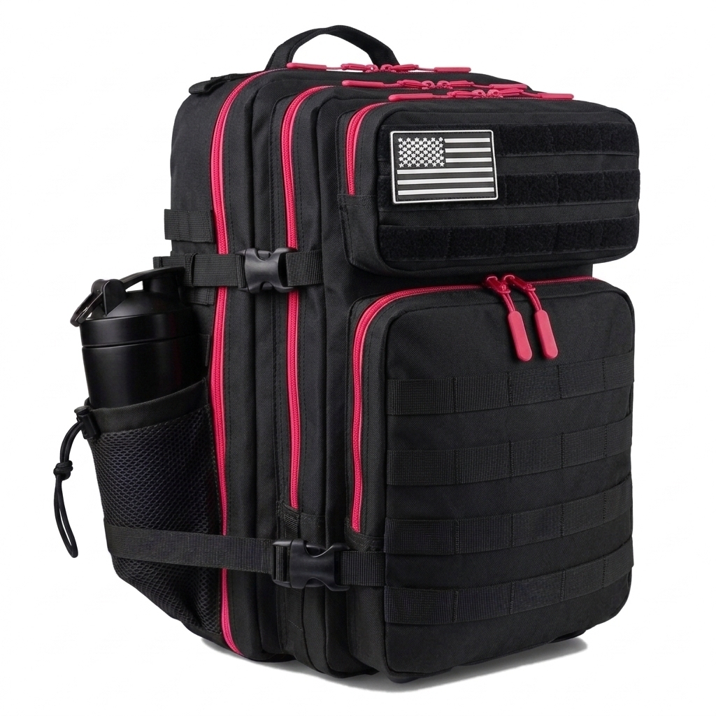 Black Rosy zip