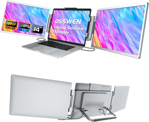 Extensor de pantalla Dual portátil de 14 pulgadas Pantalla FHD VGA Nueva pantalla táctil Tecnología IPS Juegos inteligentes Monitor de computadora portátil plegable LCD