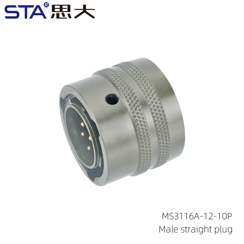 MS3116A-12-10P Conector macho recto