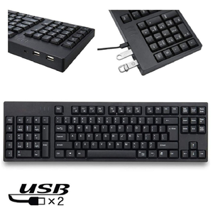 Wired Usb Left Hand <strong>Keyboard</strong> With Dual Hub <strong>Function</strong> <strong>Keyboard</strong> Switches - Product Image 3