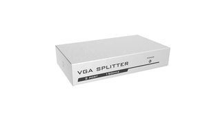 150MHz VGA <strong>Splitter</strong> <strong>1</strong> in 2 Out, MT-VIKI 1x2 <strong>1</strong> Computer 2 Monitor + Power Adapter VGA <strong>Splitter</strong> - Product Image 4