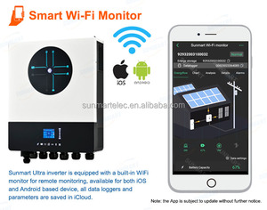 Axpert Ultra 11kw NUEVO inversor 48V 150A 2 controladores MPPT WiFi Salida y entrada dual Híbrido paralelo 6 unidades On Off Inverter