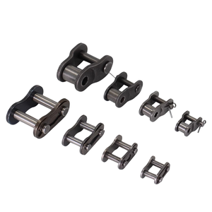 工业输送机1英寸链式耦合器双排直板单双面4分08B 5分10A 6分12A - Product Image 2