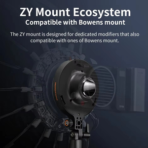 Zhiyun MOLUS X100 PRO 100w COB Led Video işığı 2700K ~ 6500K kamera işık App kontrol fotoğraf aydınlatma - Product Image 6