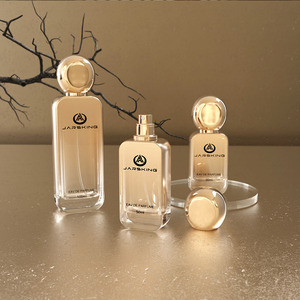 OEM 30 <strong>50</strong> 100ml Antique Arabian Gold Thick Glass square Empty <strong>Perfume</strong> Spray Bottle - Product Image 6