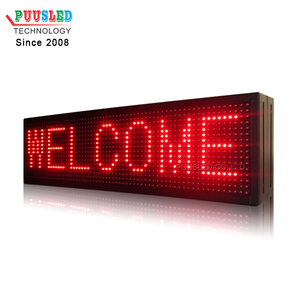 Display a LED di colore rosso di buona qualità luminosità dello schermo pubblicità semi esterna led messaggio a scorrimento segno led messaggio in movimento segno - Product Image 5