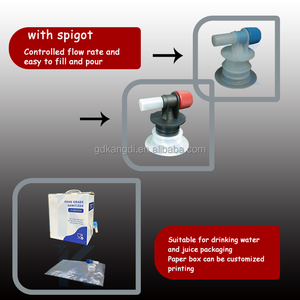 Vô trùng trong suốt BIB Túi trong hộp 20L 10L 5L rượu vang Dispenser với Spigot tap nước trái cây cà phê uống nước giải khát Túi chất lỏng bao bì - Product Image 5