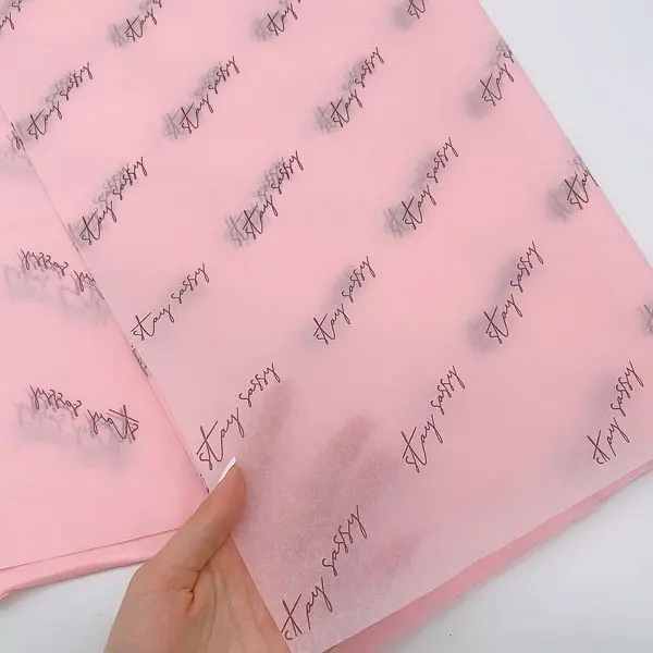 Papel de embalaje de papel negro con Logo Gloden personalizado, papel de embalaje para productos, embalaje de ropa, envoltura de papel de seda, Impresión de logotipo