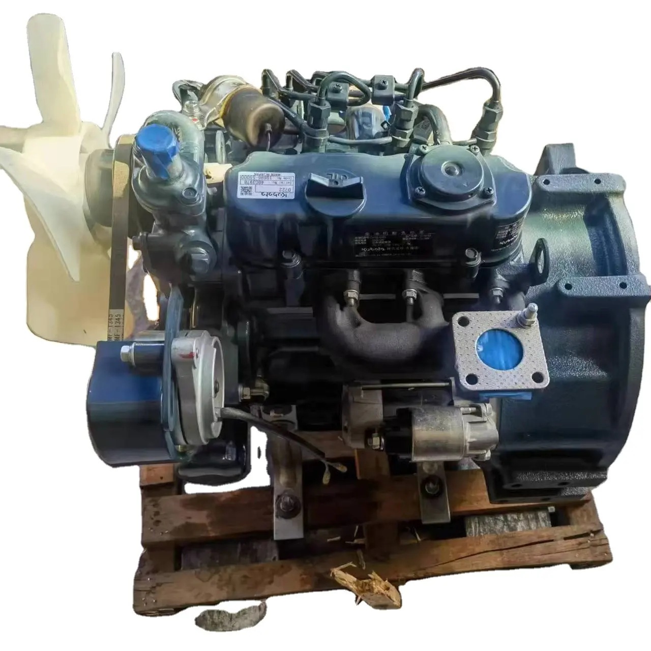 Montaje de motor diésel ubota 722, motor ngine otor xcavator iesel omplete