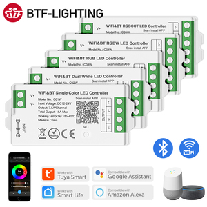 Tuya WiFi Alexa Voice Google Home CCT RGB RGBW RGBCCT диммер светодиодный синий зубной световой контроллер - Product Image 2