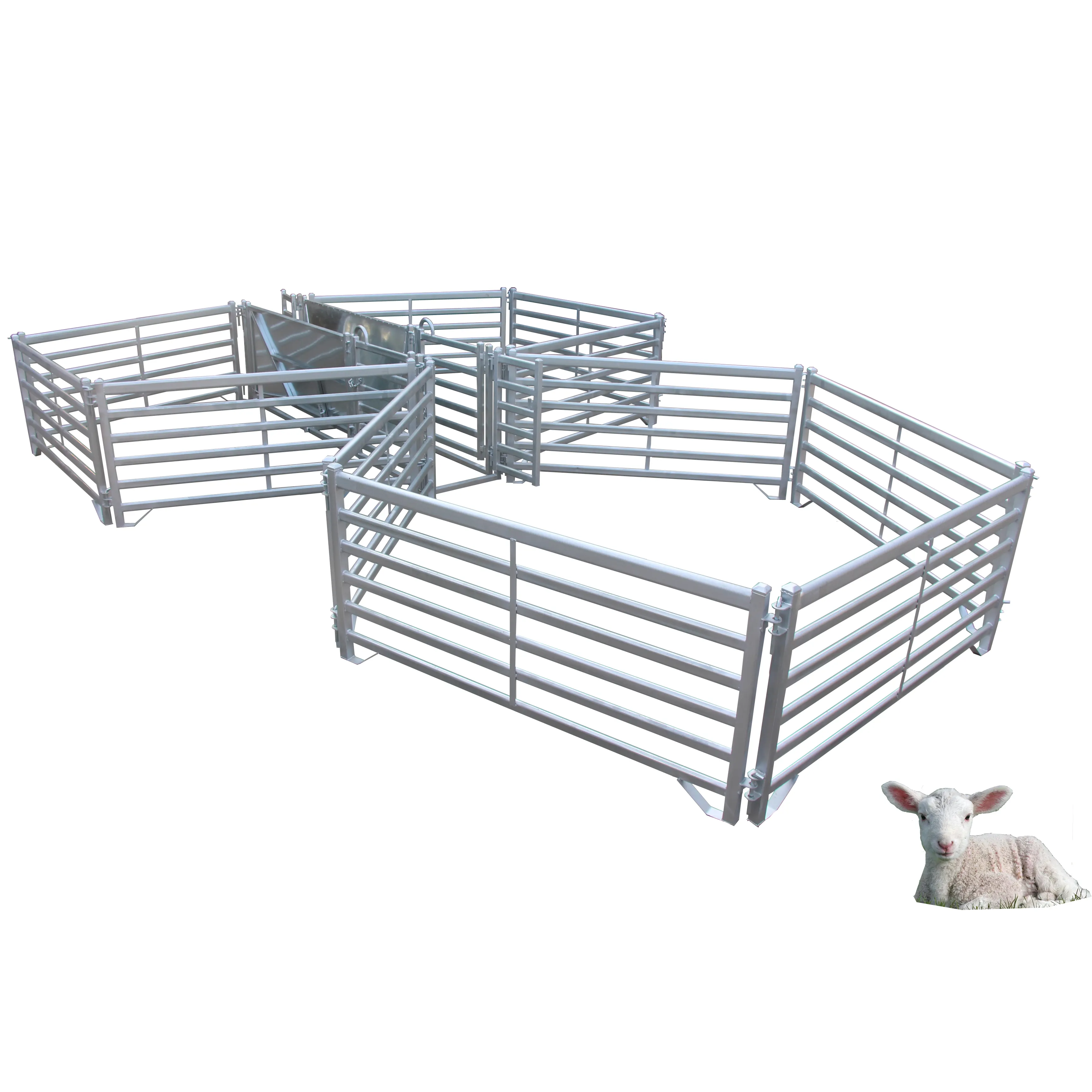 2020 Venta caliente de acero galvanizado patio/ovejas panel/cabra panel