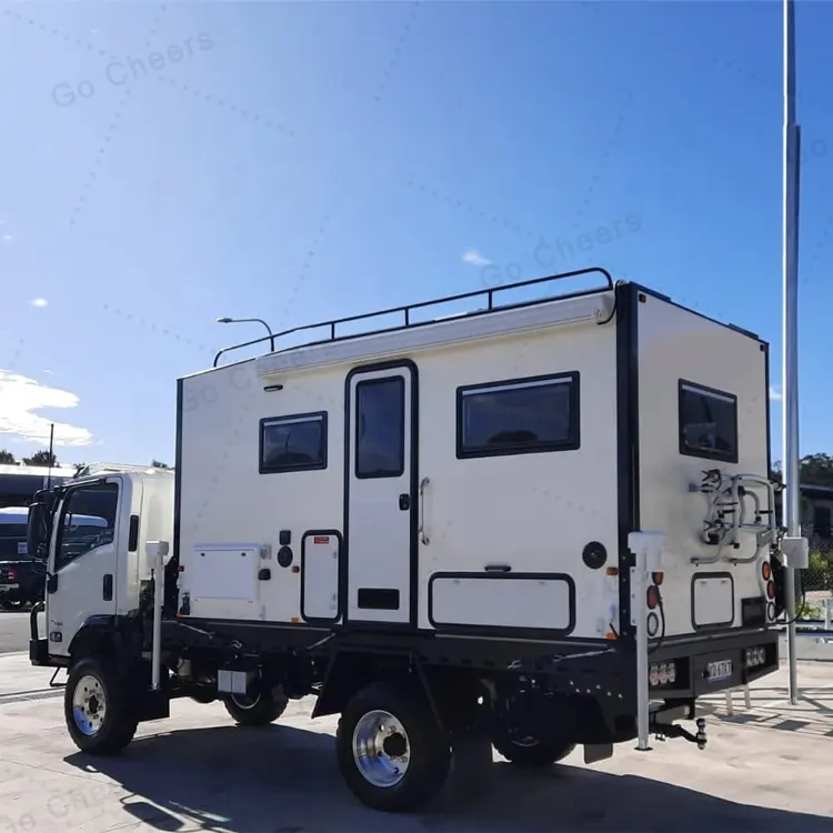 Mobile Offroad Camping Truck Overland Camper Van Motorhome Slide On Camper 4x4 Box Pod Expedition Truck Camper