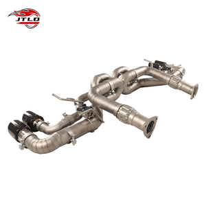 For Chevy Corvette C8 Z06 Valved Sport Exhaust System - Active <strong>Valve</strong> Performance Cat-Back 304SS Quad <strong>Tips</strong> - Product Image 6