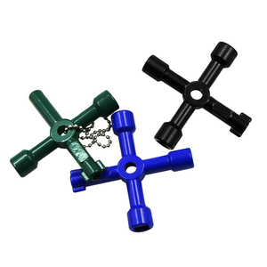 Çok fonksiyonlu 4 yollu alaşım üçgen/kare 4 In 1 servis programı çapraz üçgen/kare su anahtarı tren elektrik asansör için - Product Image 1