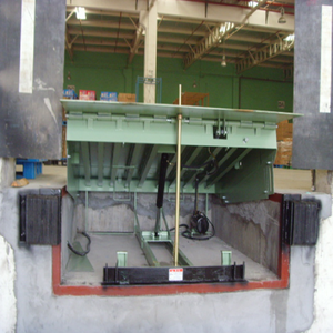 Herramientas de carga y descarga de almacén Suministro del fabricante Niveladores de muelle hidráulicos fijos para una logística de almacén rápida
