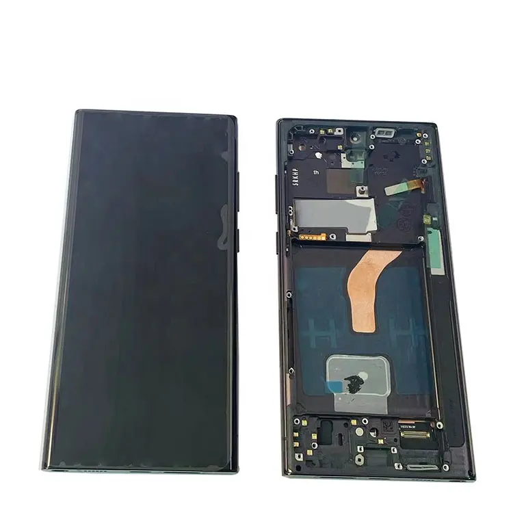 Tela de toque LCD com moldura de reposição para S22 Ultra