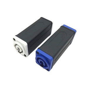3pin Powercon to Powercon Adapter Female to Female Blue White <strong>Output</strong> <strong>Input</strong> 3 Cores Extension Adapter Powercon Female Connector - Product Image 3